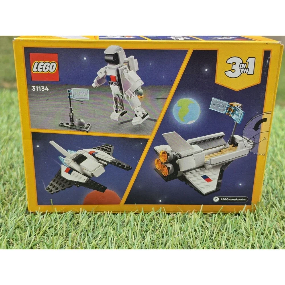 LEGO 31134 Creator 3 In 1 Space Shuttle Building Toy Set 144 Pieces For 6+ Ages